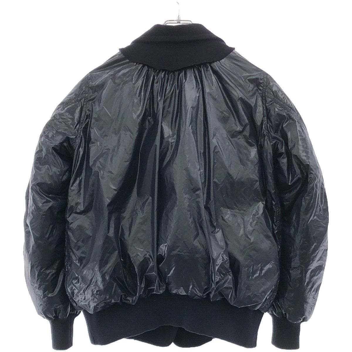 sacai luck サカイラック 15AW メルトン切替ダウンボンバージャケット 