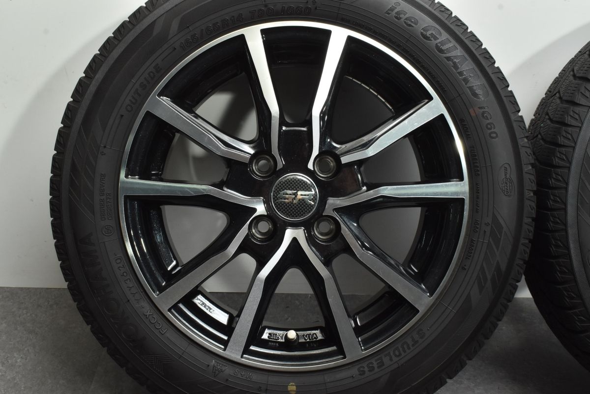 良好品】ストレンジャー 14in 5.5J +38 PCD100 ヨコハマ アイスガード  