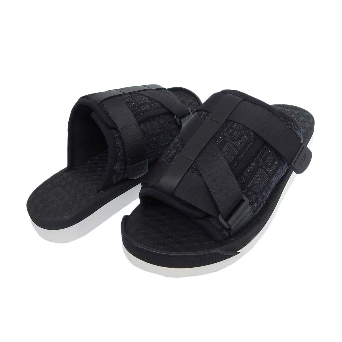 ディオール Dior Alpha サンダル メンズ ブラック Dior【中古