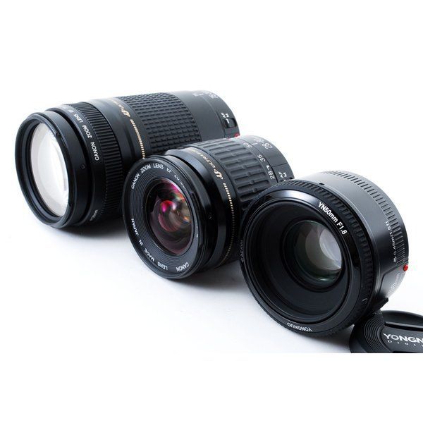 キヤノン Canon EOS 6D Mark II 標準&超望遠＆単焦点トリプルレンズセット