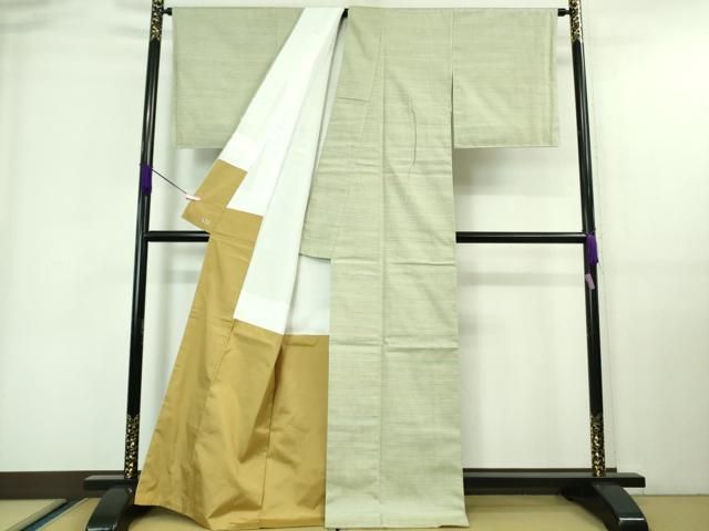 平和屋着物□極上 紅花紬 米沢 紅花物語 三越扱い 証紙付き 逸品 未  