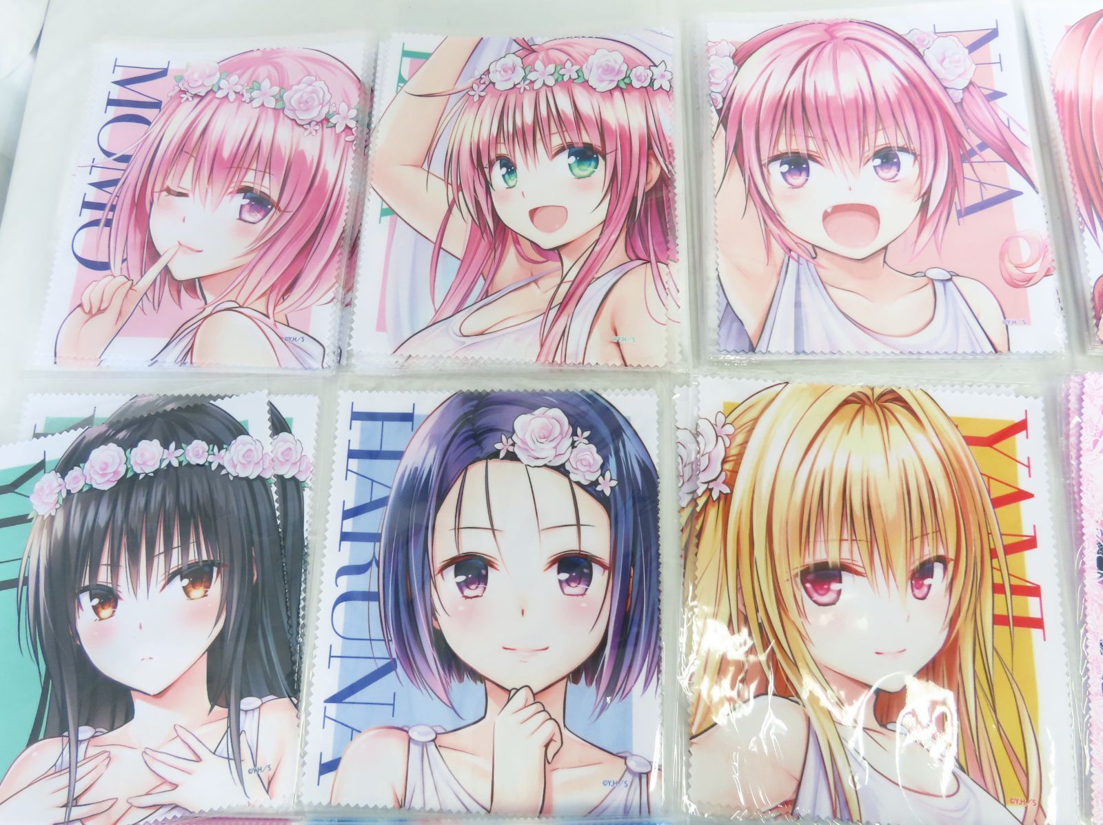 ToLoveる 15周年記念原画展 グッズ アクリルキーホルダー3種 マルチ