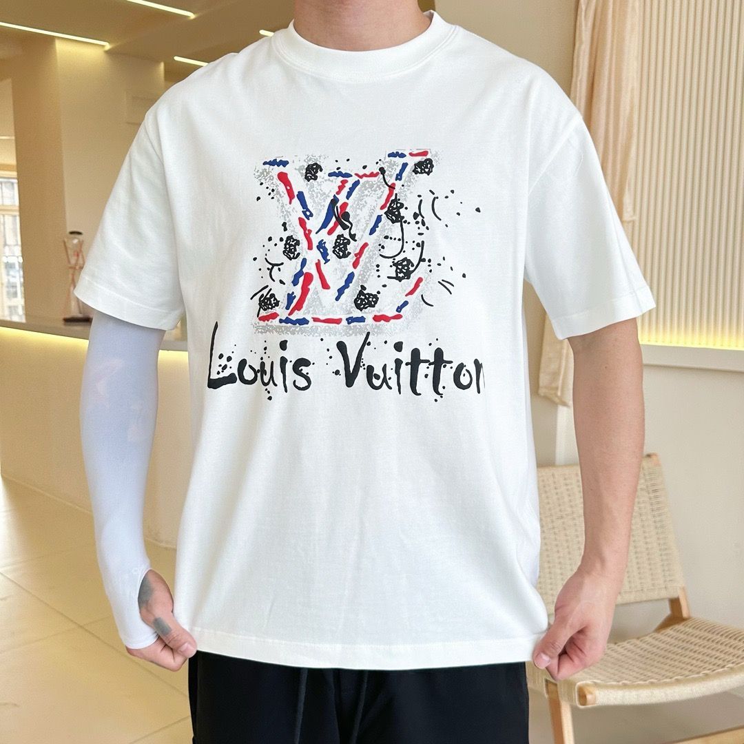 新品未使用】Louis Vuitton ルイヴィトン 半袖 Tシャツ 白と黒の二色 - メルカリ