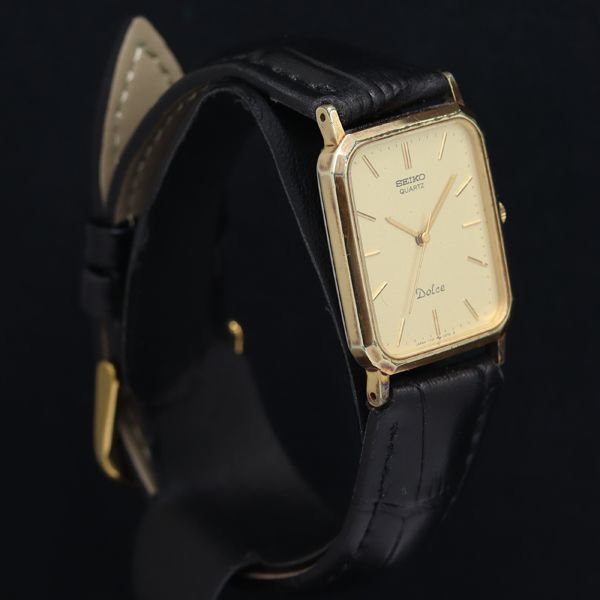 セイコー　ドルチェ　7731-5240 Vintage 1986 N MINT Seiko Dolce 7731-5240 SGP Gold Tank