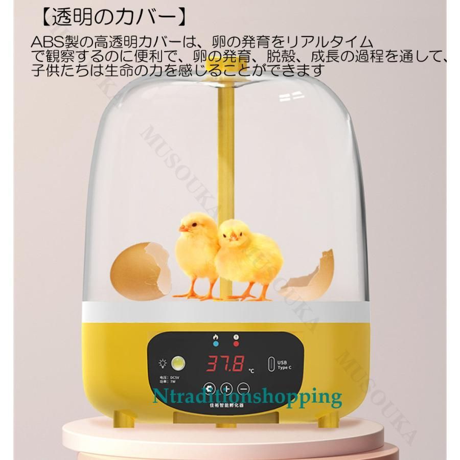 ✨新品未使用✨ 自動孵卵器 インキュベーター 鳥類専用ふ卵器 自動転卵式 孵化器 Amazon.co.jp: 自動孵卵器 鳥類全自動孵卵器 24枚 小型 60W卵