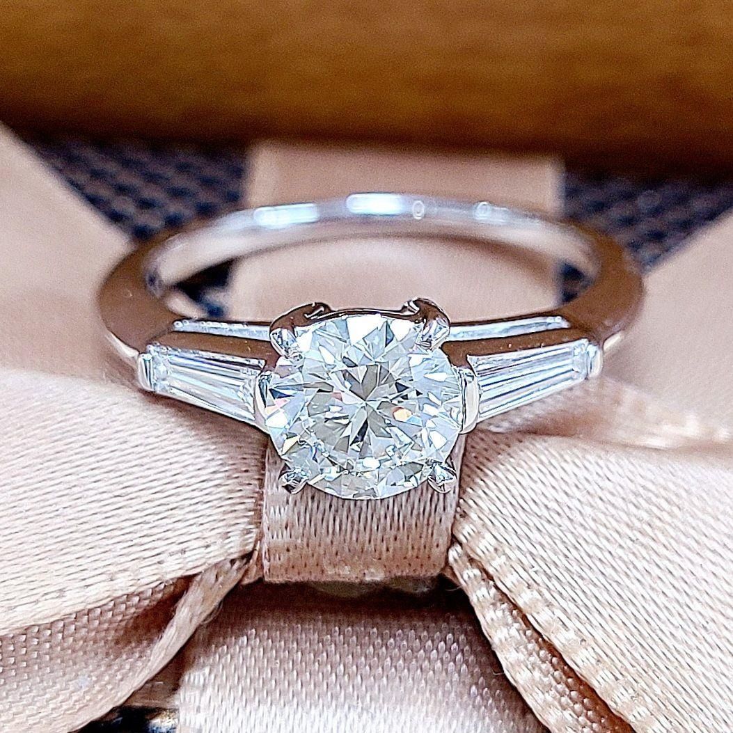 GIA ギラギラ！1ct H VS2 3EX ダイヤモンド K18WG リング GIA ギラギラ！1ct H VS2 3EX ダイヤモンド K18WG リング - メルカリ