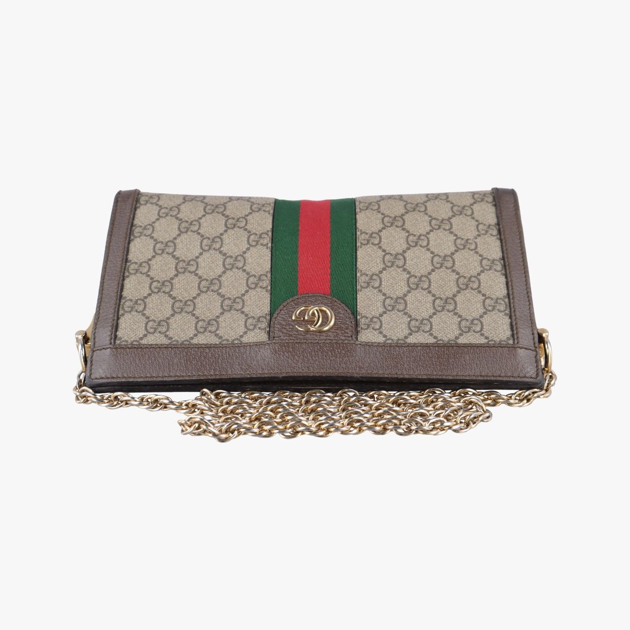 グッチGucciオフィディアブラウン×レッド×グリーンPVCコーティングキャンバス×レザー503877H028359525