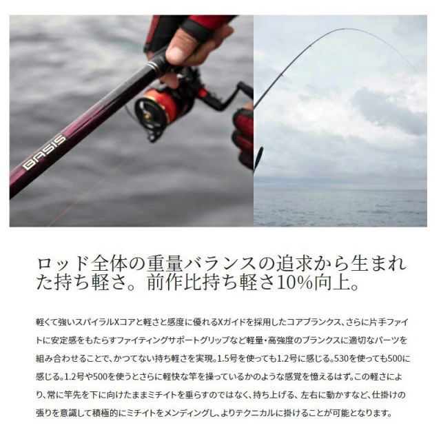 シマノ 22ベイシス 1.2-500 | 釣具 釣り フィッシング - メルカリ
