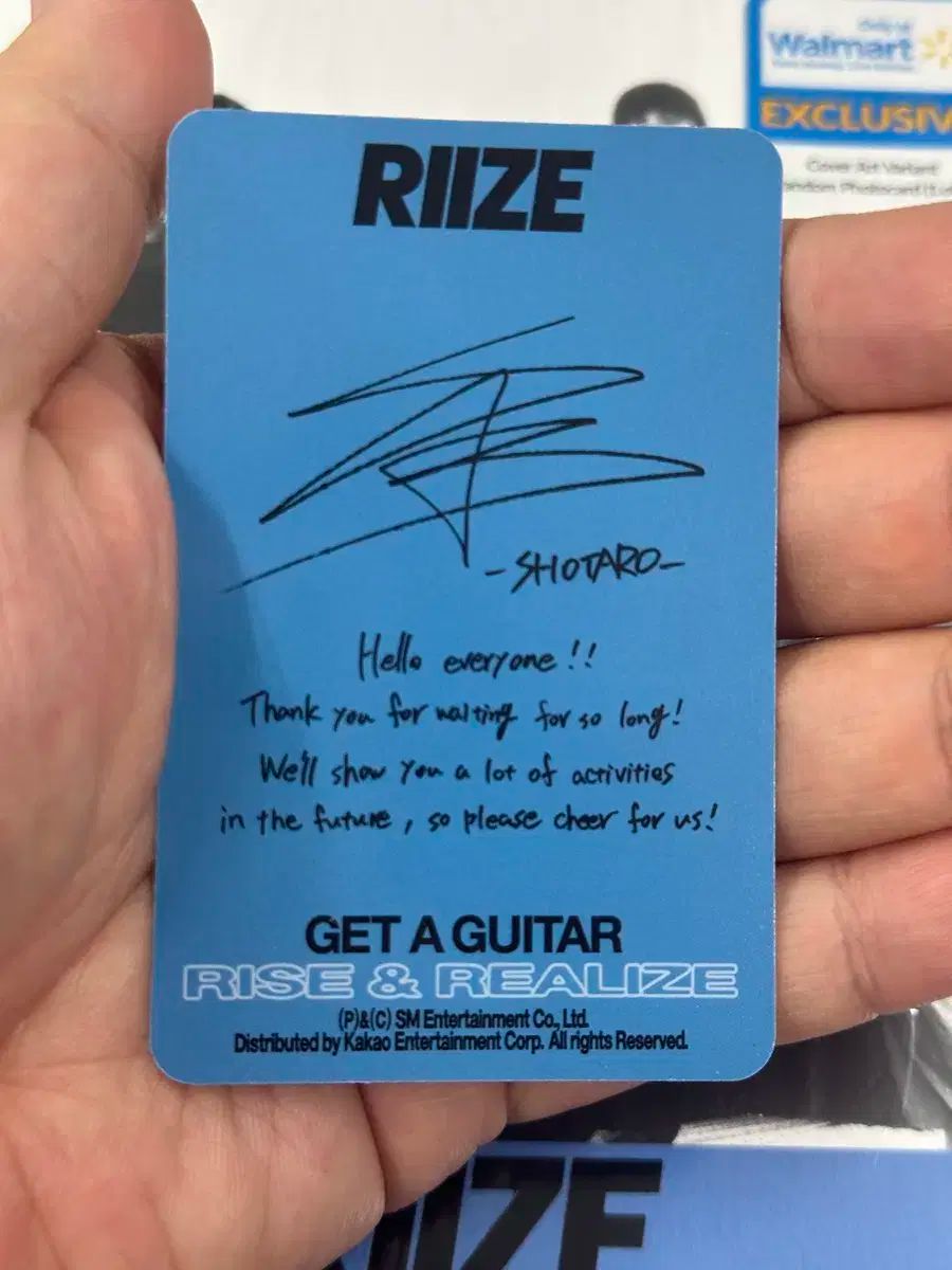 riize get a guitar アメリカ amazon ショウタロウトレカ SHOTARO ショウタロウ RIIZE Get A Guitar トレカ US RIIZE Get
