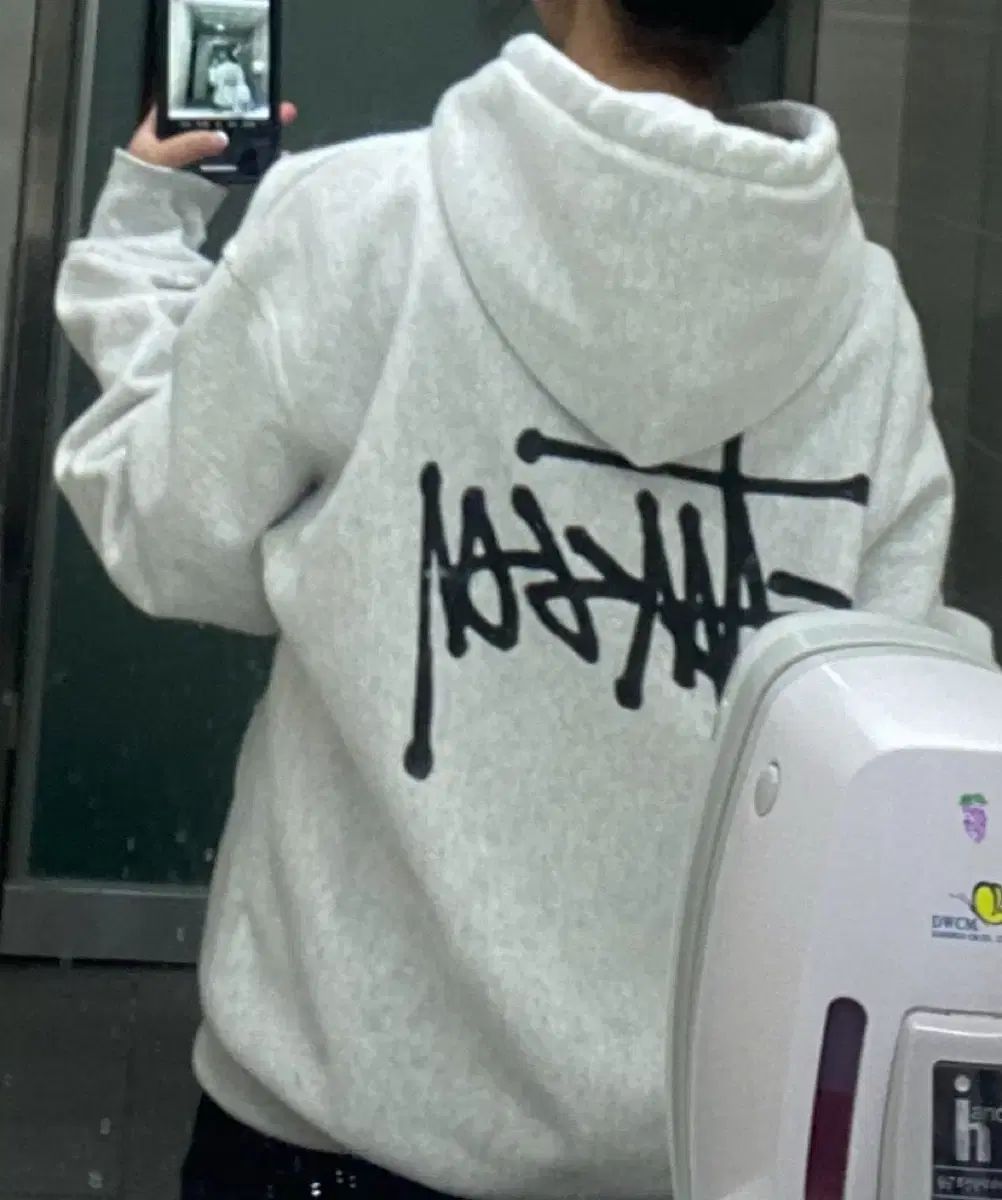 STUSSY ステューシー ベーシック フード アッシュ ヘッダー