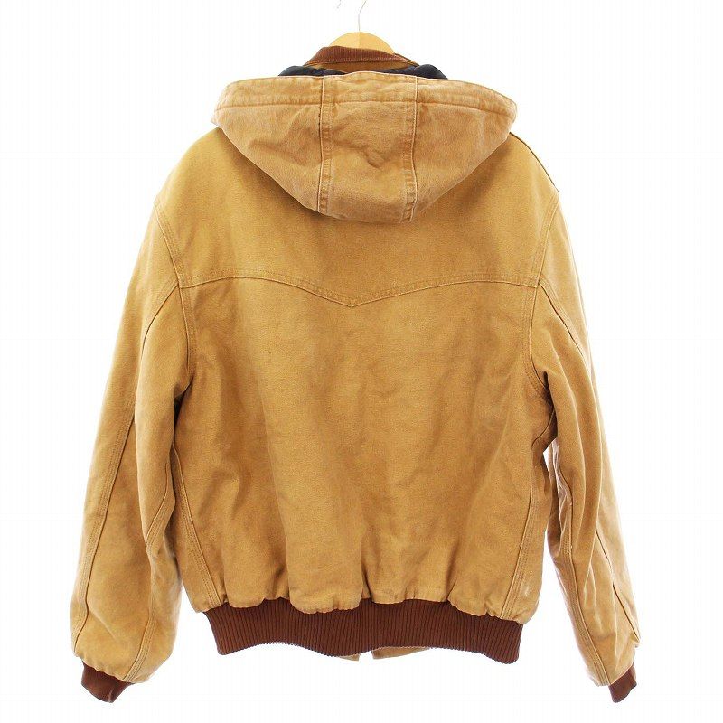 Carhartt アクティブジャケット 黄色 イエロー ベージュ USA製 Carhartt アクティブジャケット 黄色 イエロー ベージュ USA製