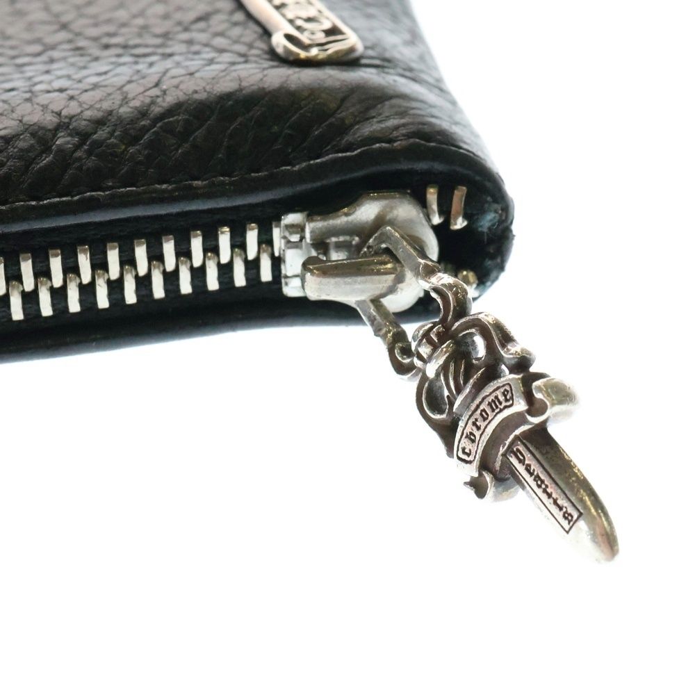 【ホノルル店購入品】クロムハーツ タイニージップウォレット クロスパッチ CHROME HEARTS クロムハーツ TINY ZIP タイニージップ クロス
