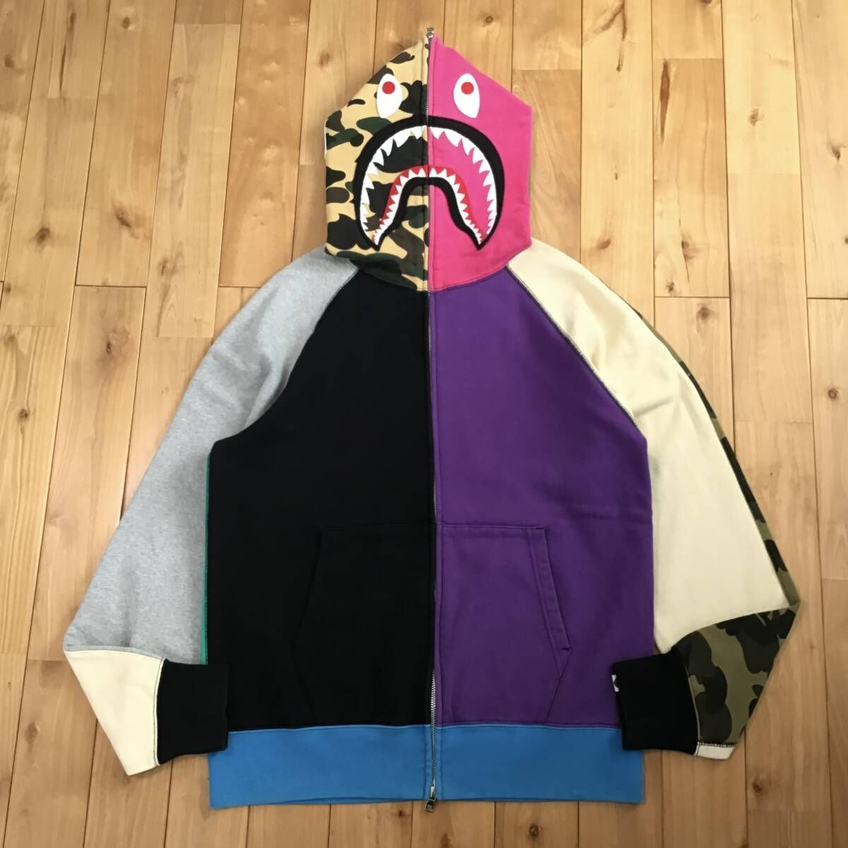 Crazy camo シャーク パーカー Lサイズ shark full zip hoodie a 