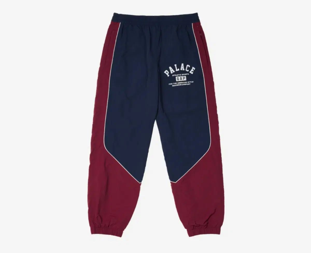 【雷市場（ポンジャン）商品韓国直送】 PALACE(パレス) x GAP(ギャップ) ナイロン トラック ボトム ネイビー レッド
