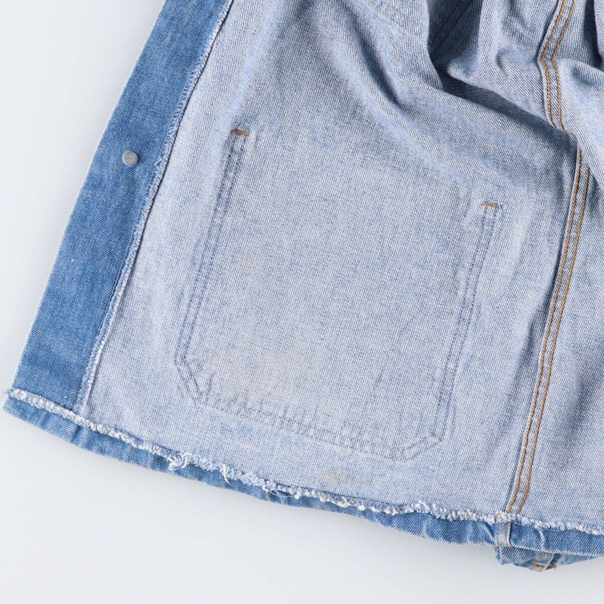 古着 80~90年代 ディッキーズ Dickies デニムカバーオール メンズL相当