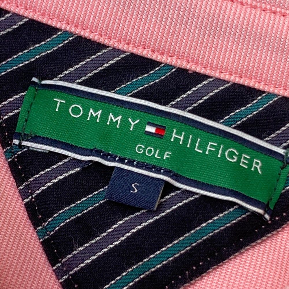 サイズ：L   GOLF トミー ヒルフィガーゴルフ  長袖ポロシャツ ワッペン ボーダー柄 ブラック系 [240101436334] ゴルフウェア レディース ストスト サイズ：L GOLF トミー ヒルフィガーゴルフ 長袖ポロシャツ