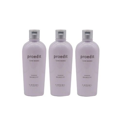 ルベル プロエディット ケアワークス シャンプー 300ml バウンスフィット ×3セット
