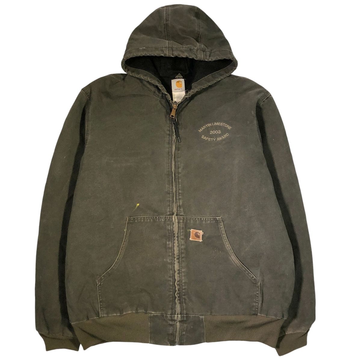 古着 00年代 カーハート Carhartt アクティブジャケット ダックフルジップパーカー メンズXL相当/eaa502479