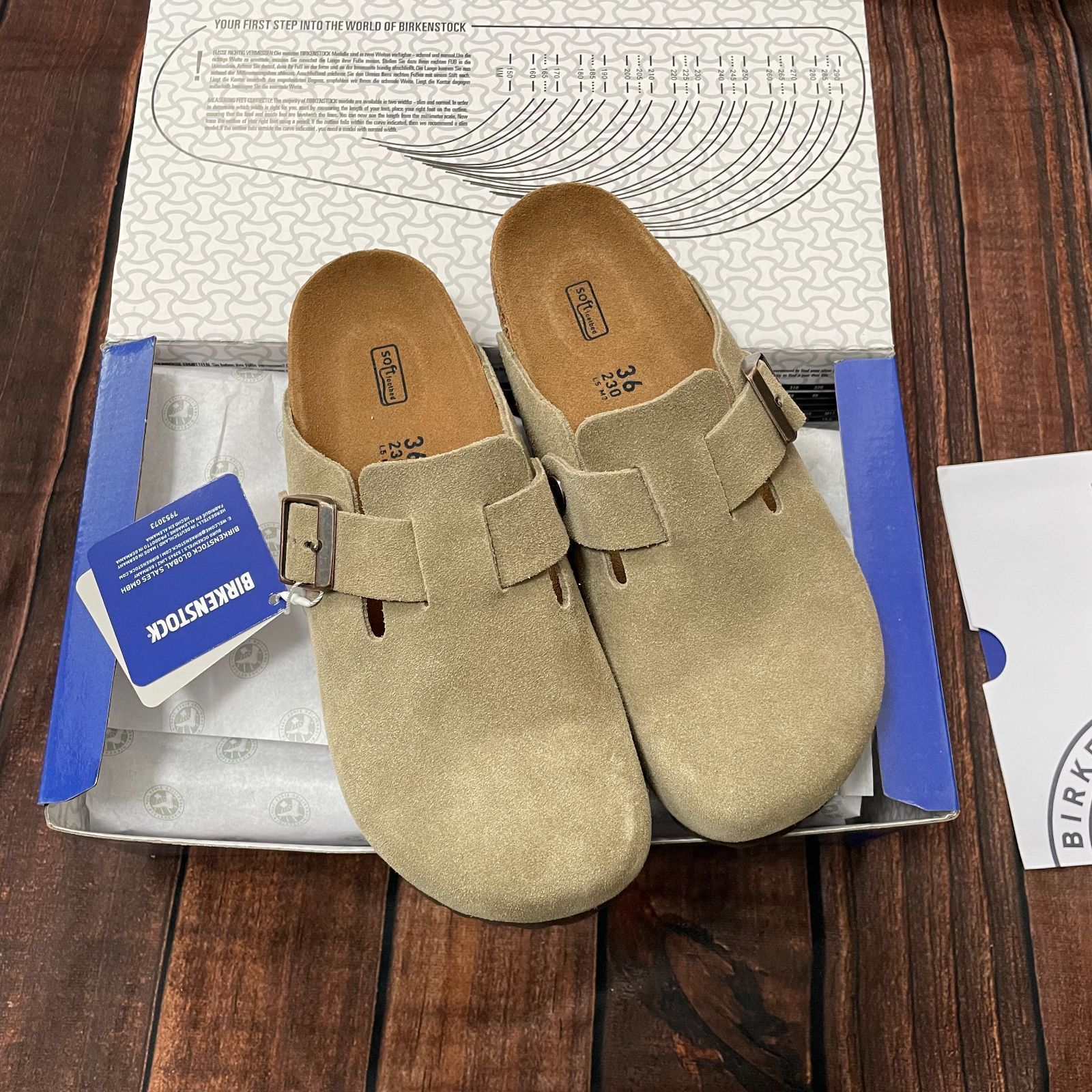 BIRKENSTOCK ビルケン シュトック トープ【Boston】ボストン サンダル 男女兼用