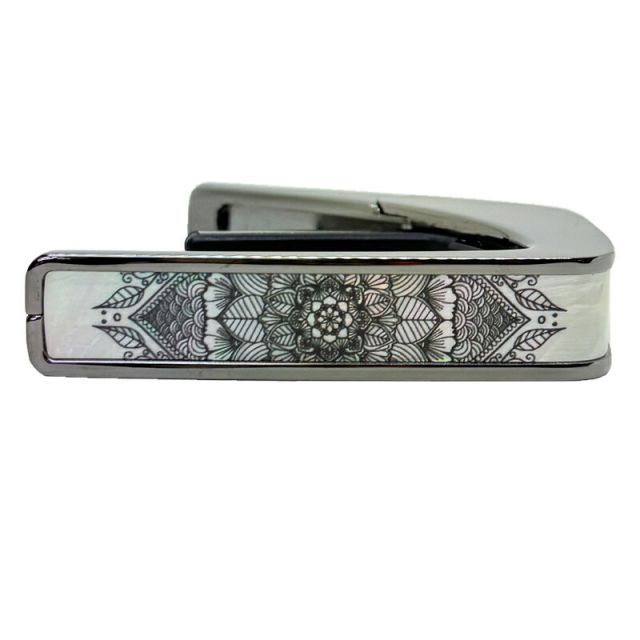 タリア カポ Thalia Capos Limited Series BC-P.MANDALA | PEARL MANDALA Black Chrome ギター 12インチフレットパッド付属