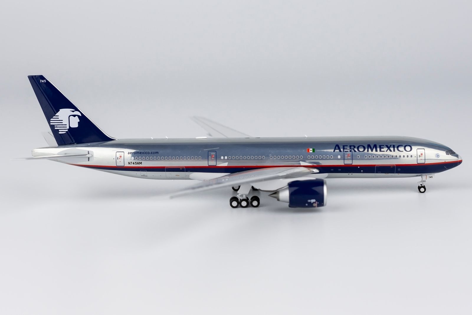 NGmodel アエロメヒコ航空 777-200ER N745AM 1/400 72020