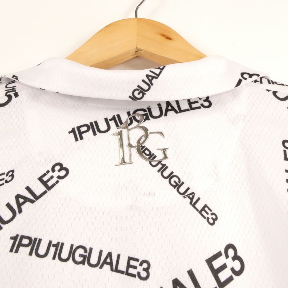 美品 1PIU1UGUALE3 ウノピュウノウグァーレトレ GST153 ONE-PIECE 1PIU1UGUALE3 RANDOM LOGO ワンピース II M ポリエステル 他 ゴルフ 半袖 ひざ丈 レディース HM772A90 美品 1PIU1UGUALE3 ウノピュウノウグァーレトレ GST153 ONE