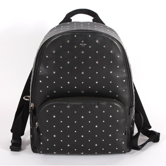 ジミーチュウ Jimmy Chooリュックサック 黒 中古・古着通販】JIMMY CHOO (ジミーチュウ) リュック ブラック