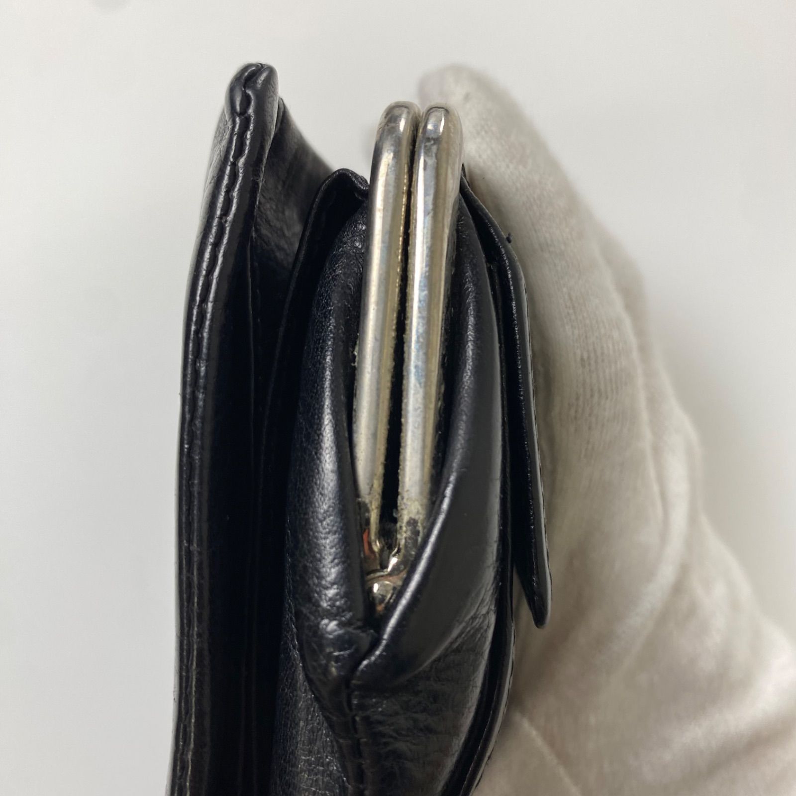 ヨウジヤマモト＋ノアール 二つ折りクリップウォレット 箱付】Yohji Yamamoto +NOIR ヨウジヤマモト プラスノワール 二