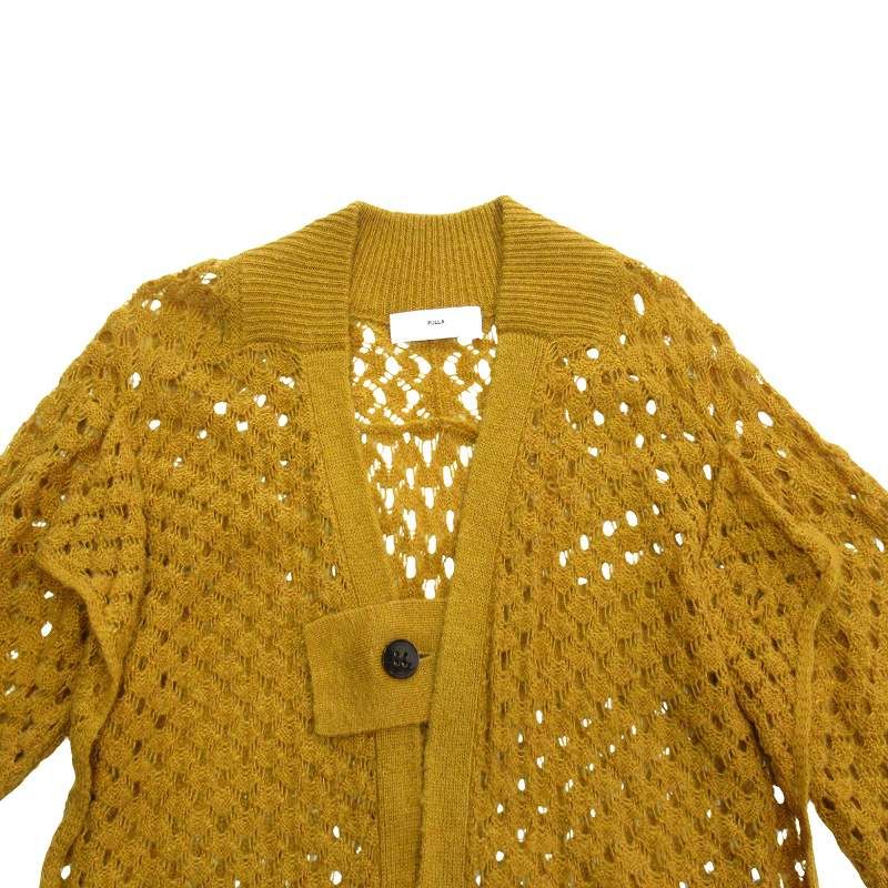 美品 20aw トーガ プルラ TOGA PULLA モヘア フェザー ニット ロング 