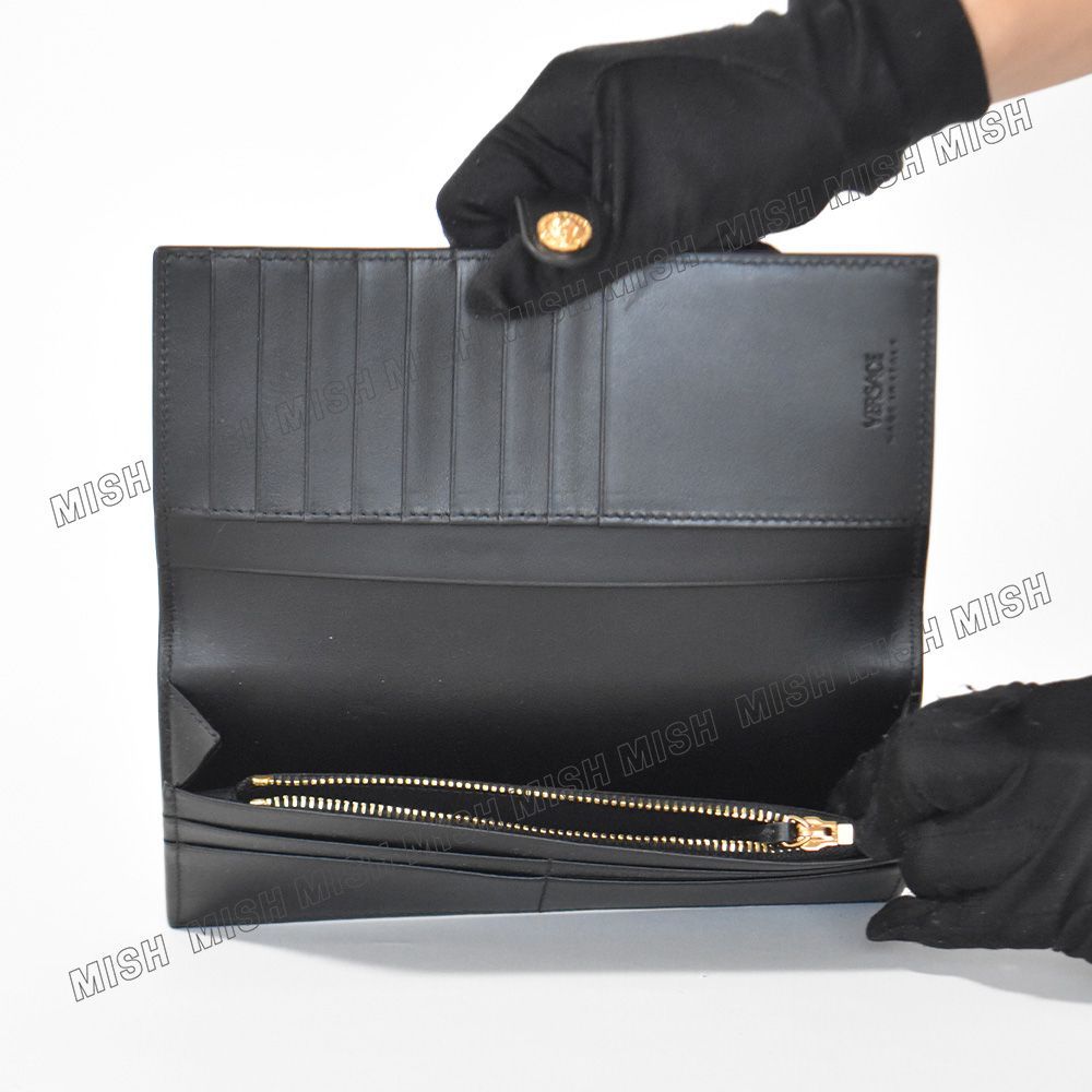 VERSACE タテメデューサ長財布 フラップ レディース 1002898 - メルカリ