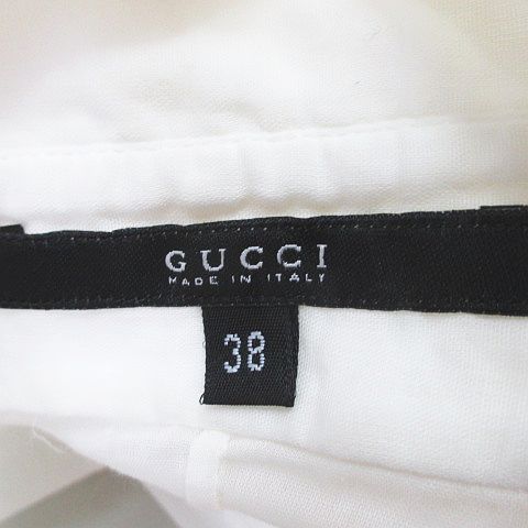 グッチ GUCCI ドルマンスリーブ シャツ 38 白系 ホワイト