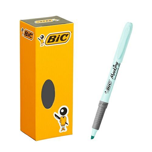 まとめ ＢＩＣジャパン 水性マーカー マーキング ハイライター パステル ブルー BRIGBKPSTBLU ×60セット