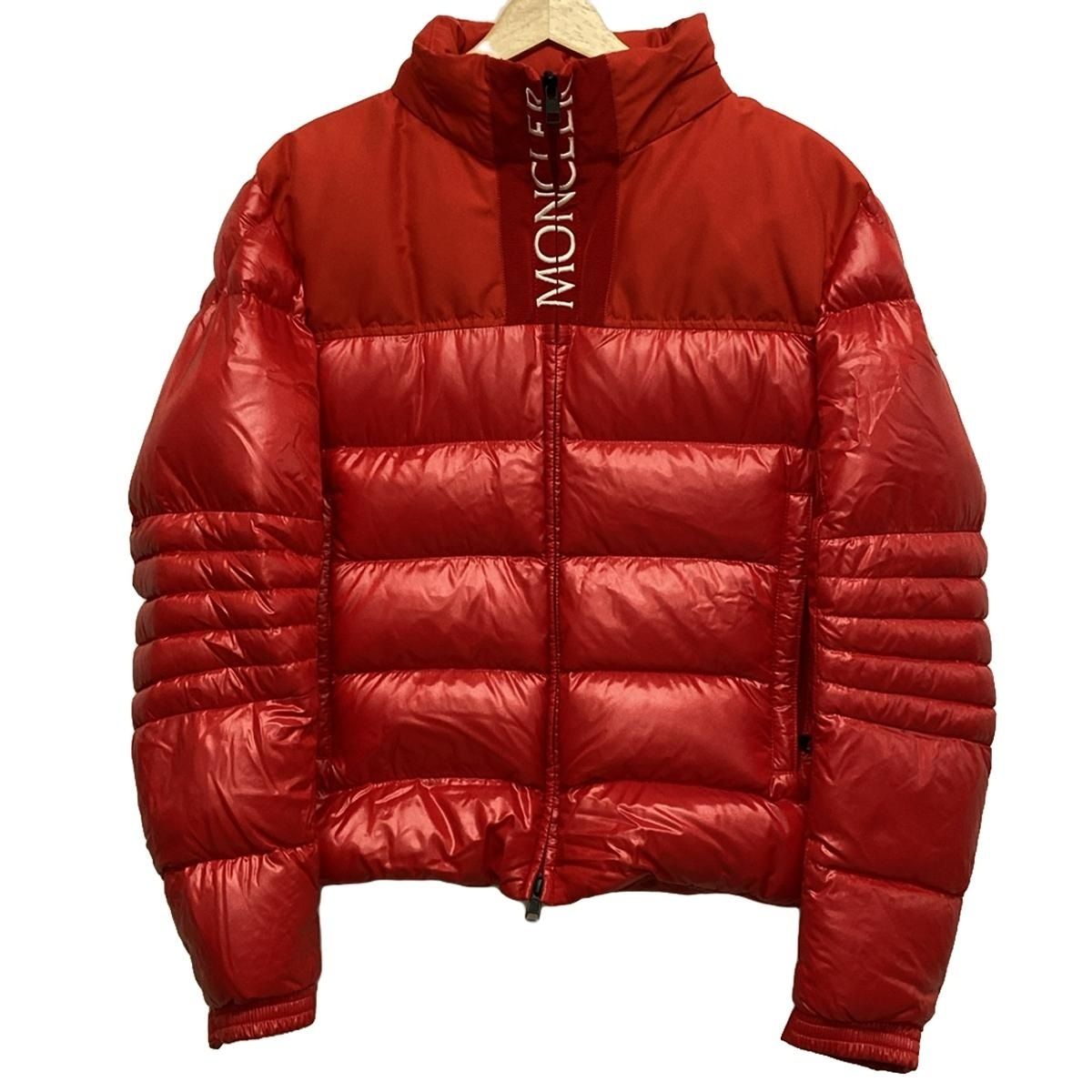 MONCLER(モンクレール) ダウンジャケット サイズ2 M メンズ BRUEL(ブリュエル) E20914182685 68950 レッド  2019AW/長袖 - メルカリ