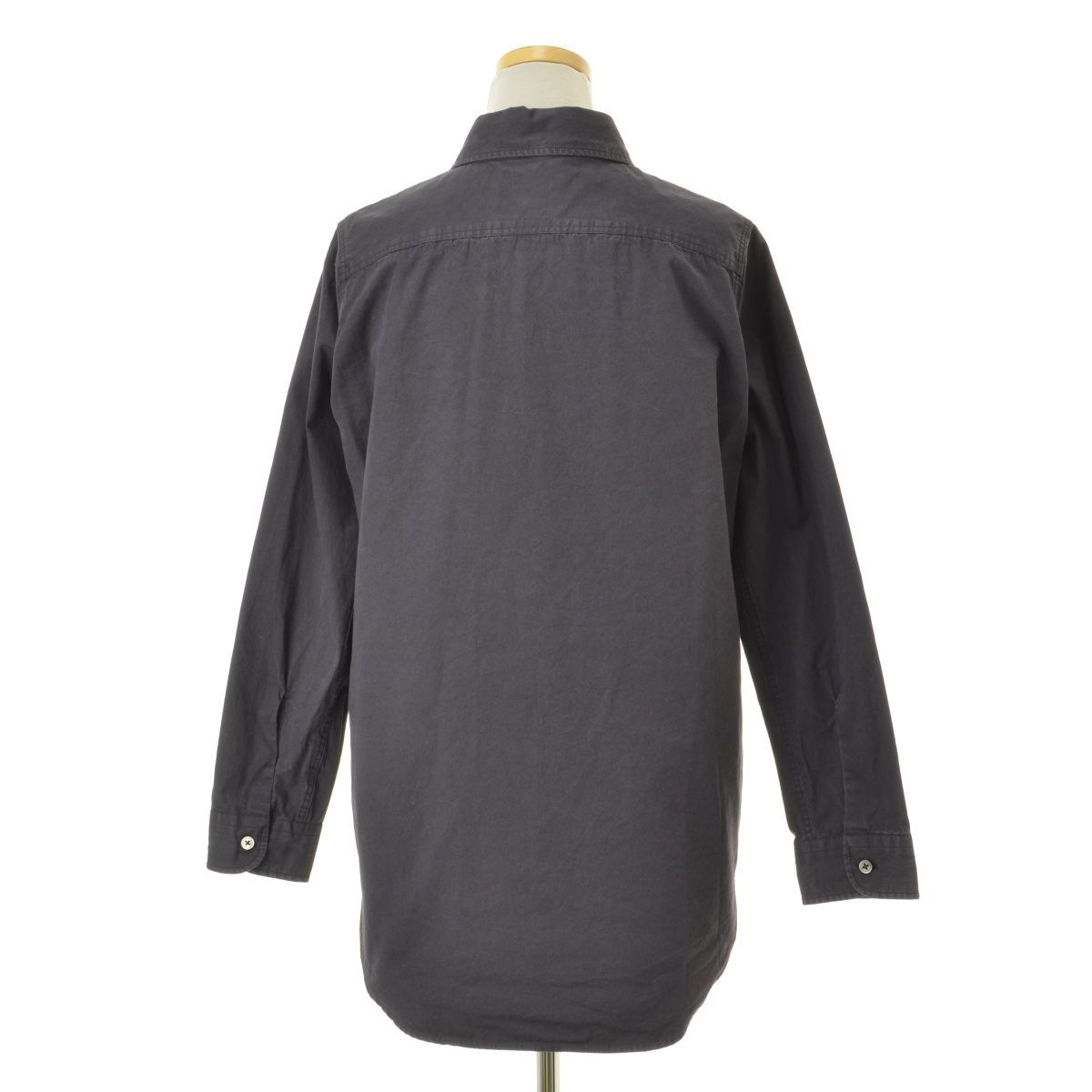 MADISONBLUE】MB204-5042 LAW COLLAR ローカラー マダム長袖シャツ 
