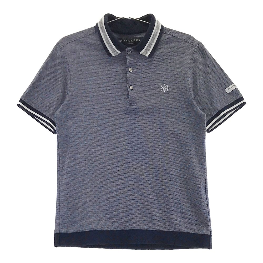 超美品 セントアンドリュース メンズ ポロシャツ サイズ：M ST ANDREWS セントアンドリュース 半袖ポロシャツ