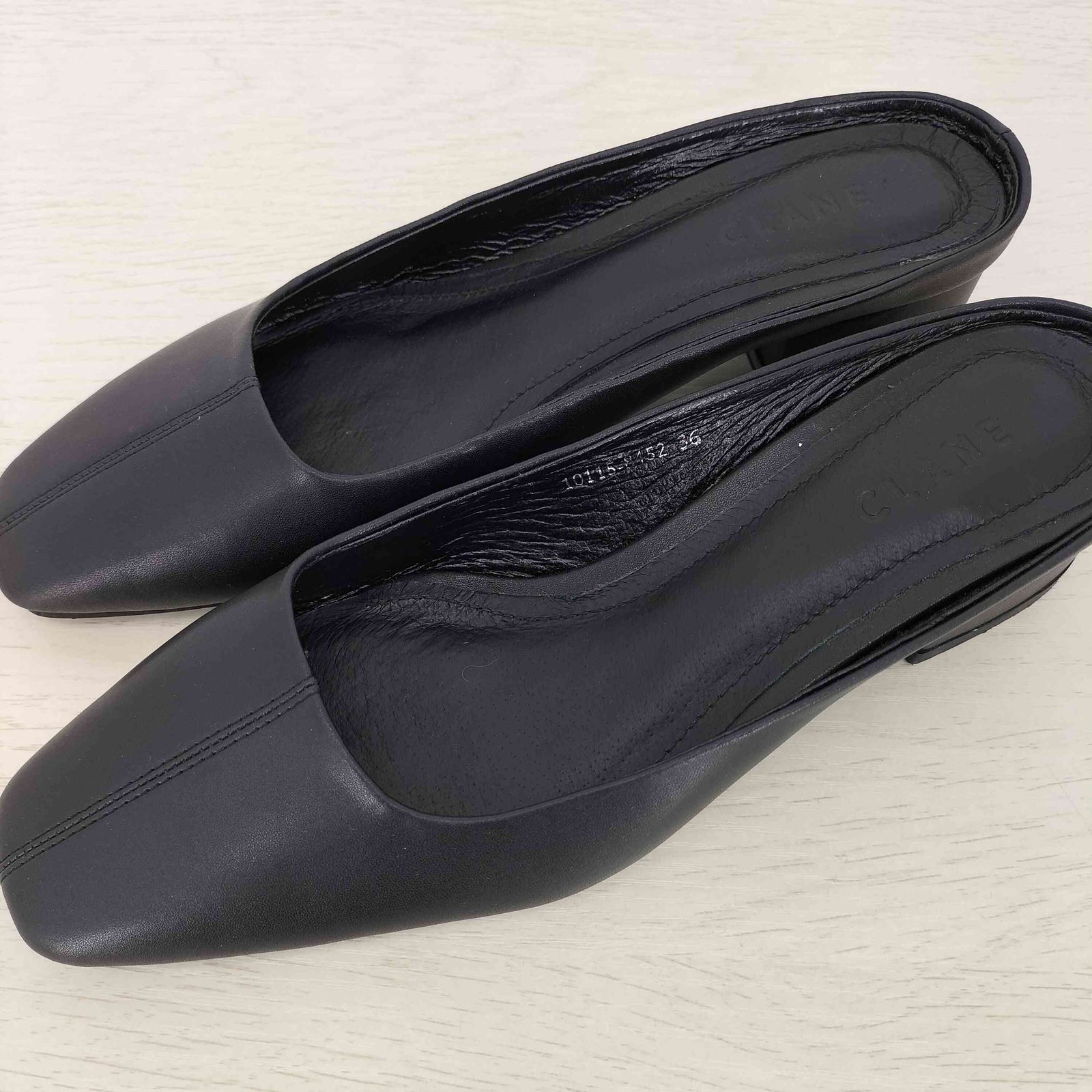 クラネ CLANE SQUARE TOE LOW PUMPS スクエアトゥ ロー パンプス