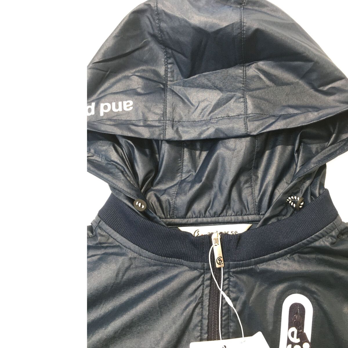 未使用品 レディース アンパスィ 購入 and per se ジャケット L 紺