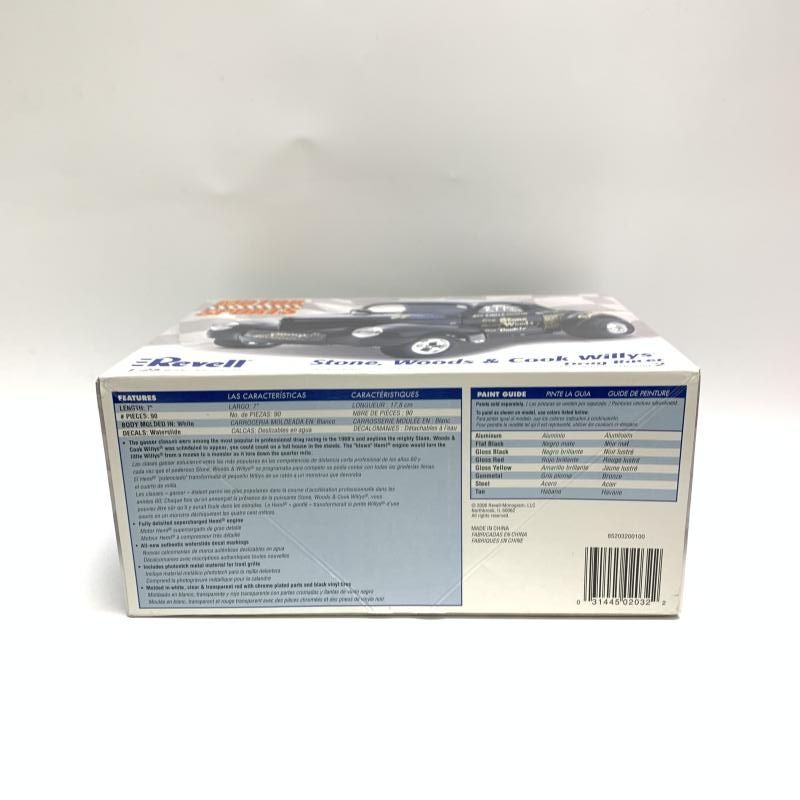 中古】ｸﾙﾏS）Revell Stone Woods & Cook Willy's Drag Racer Model Car