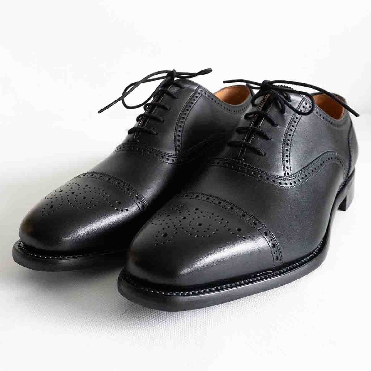 スコッチグレイン セミブローグ ブラック 26.5 SCOTCH GRAIN スコッチ