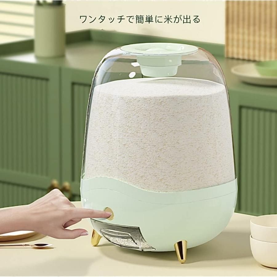 お洒落で機能的✨真空保存容器✨米びつ✨電動式✨湿気防止✨10kg 真空保存容器 ホワイト 米びつ 電動式 湿気防止 10kg - メルカリ