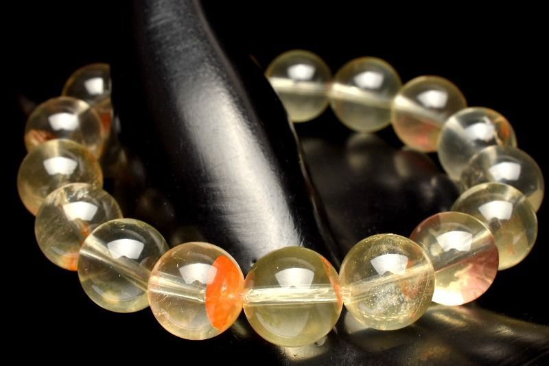 英雅堂] ジュエリータウン昇仙峡 ルチルクォーツ ブレスレット 11.5