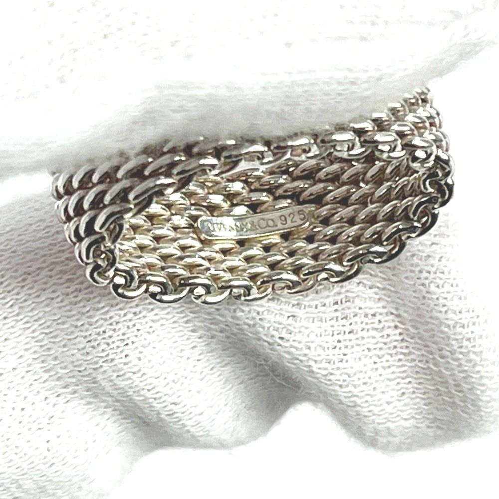 SALE!!!!□美品□ ティファニー サマセット メッシュ リング SALE!!!!□美品□ ティファニー サマセット メッシュ リング