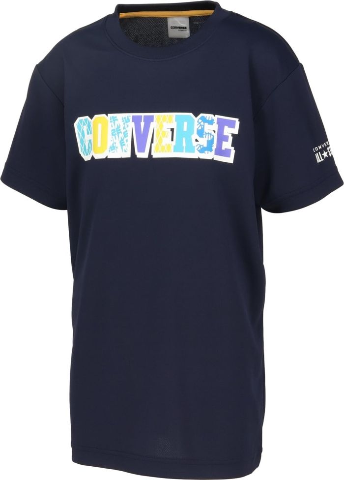 【新品・4営業日で発送】コンバース 4S_JRプリントTシャツ (CB441351) 色 : ネイビー サイズ : 150 