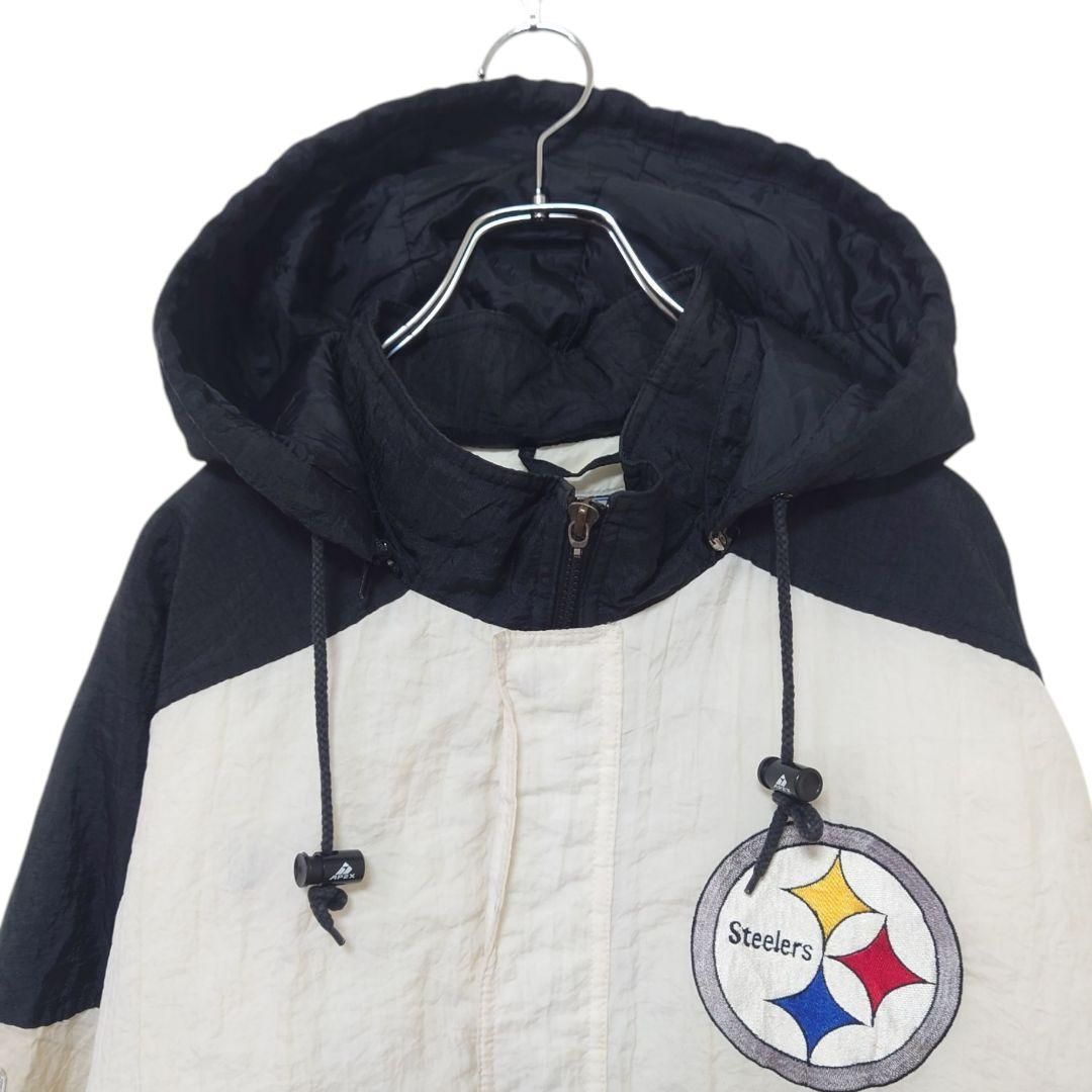 【APEX ONE】NFL Steelers チームロゴ刺繍ブルゾンA-3098 APEX ONE】NFL Steelers チームロゴ刺繍ブルゾンA-3098 - メルカリ