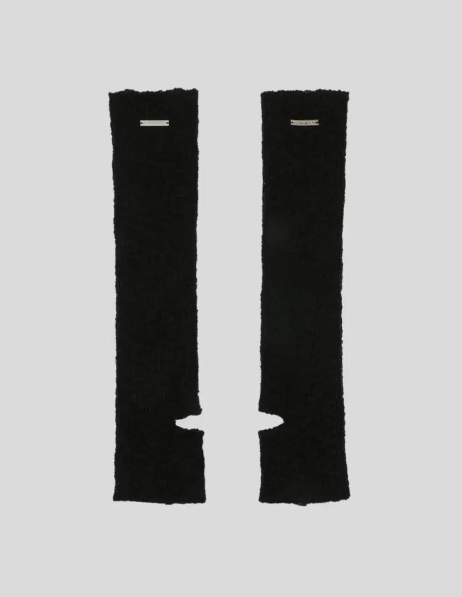 BOHEMSEO(ボヘミアンソウル) TEXTURED LEG WARMER BLACK