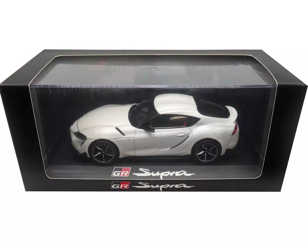 中古】ミニカー 1/30 TOYOTA GR Supra(ホワイトメタリック