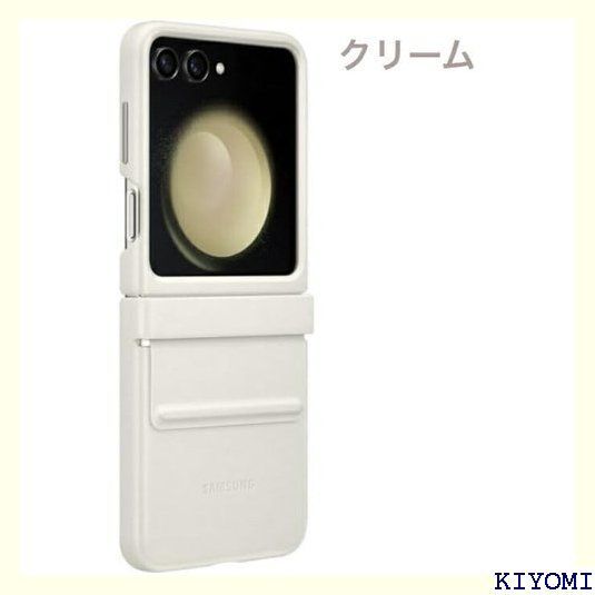 Galaxy Z Flip5 5G ケース 純正 Flap Eco-Leather Case EF-VF731