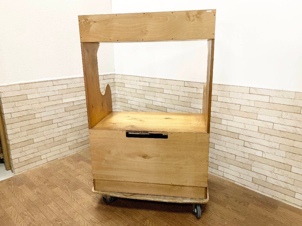 アメリカンカントリー　木製ローボード　テレビ台　ヴィンテージ家具　アンファン アンファン テレビボード キャビネット カントリー家具 引き出し