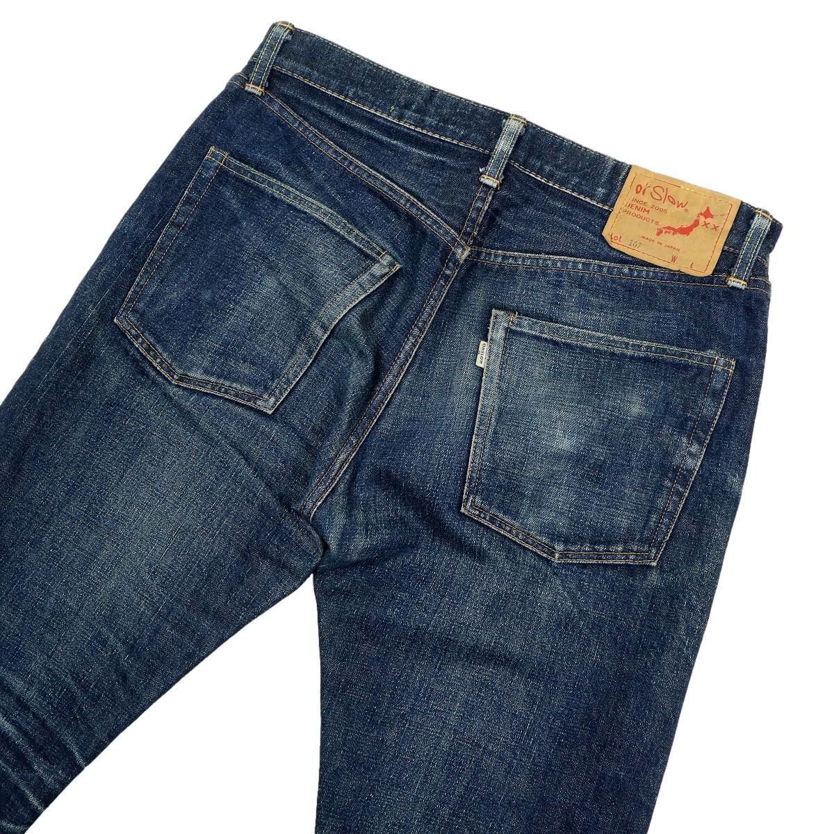 B3534】【日本製】orSlow オアスロウ デニムパンツ ボトム セルビッチ
