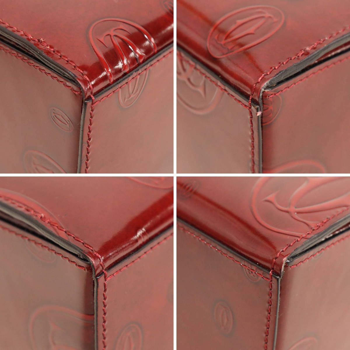 【未使用に近い】Cartier ハッピーバースデー　マストライン　ドゥーブルC Cartier - Cartier カルティエ ハッピーバースデー 長財布 二